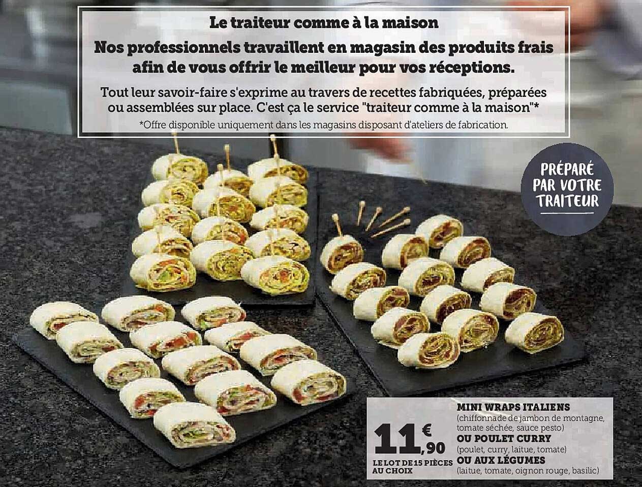 MINI WRAPS ITALIENS