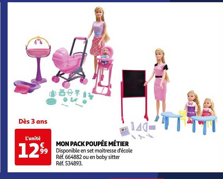 MON PACK POUPEE METIER