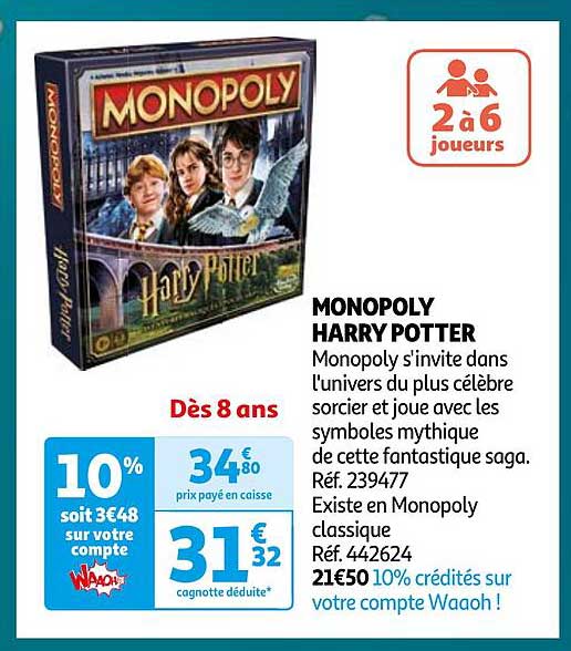 MONOPOLY HARRY POTTER