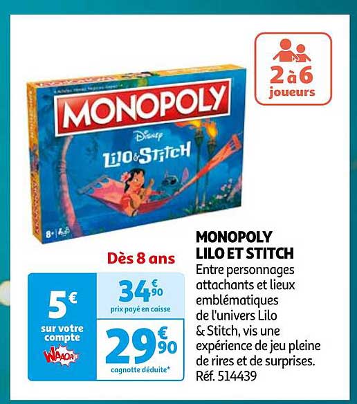 MONOPOLY LILO ET STITCH