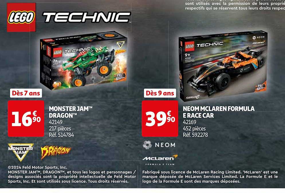 MONSTER JAM™ DRAGON™  
NEOM MCLAREN FORMULA E RACE CAR