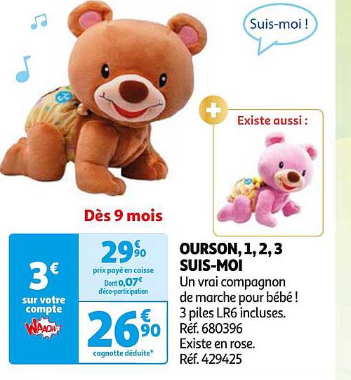 OURSON, 1, 2, 3 SUIS-MOI