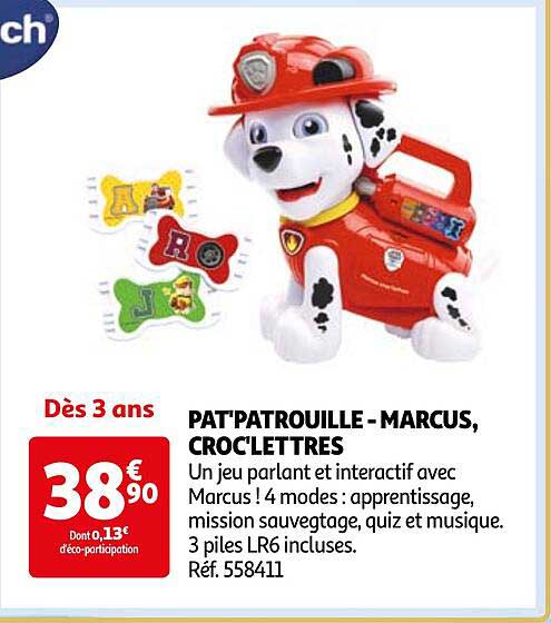 PAT'PATROUILLE - MARCUS, CROQ'LETTRES