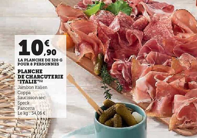 PLANCHE DE CHARCUTERIE "ITALIE"