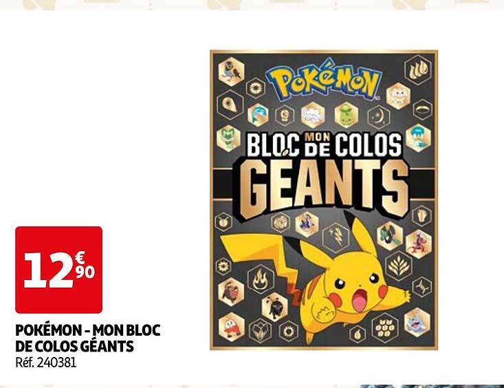 POKÉMON - MON BLOC DE COLOS GÉANTS