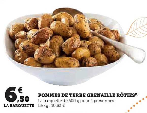 POMMES DE TERRE GRENAILLE RÔTIES