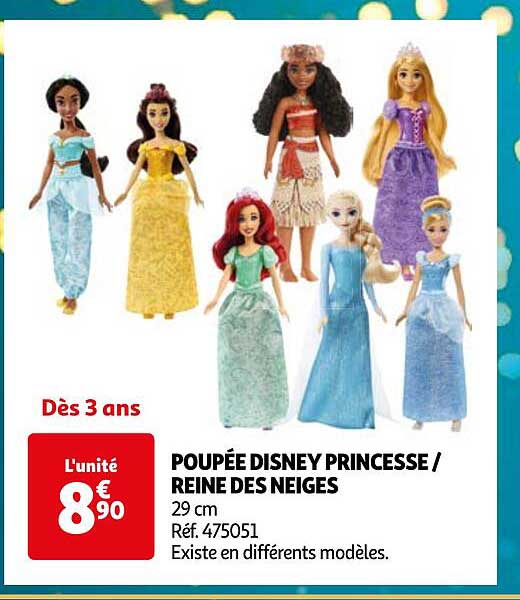 POUPÉE DISNEY PRINCESSE / REINE DES NEIGES