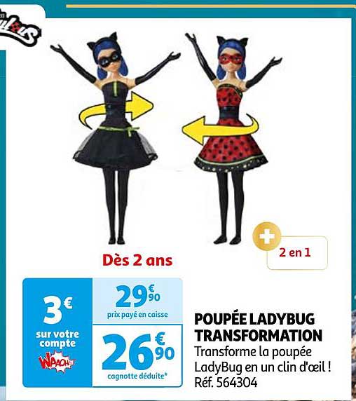 POUPÉE LADYBUG TRANSFORMATION