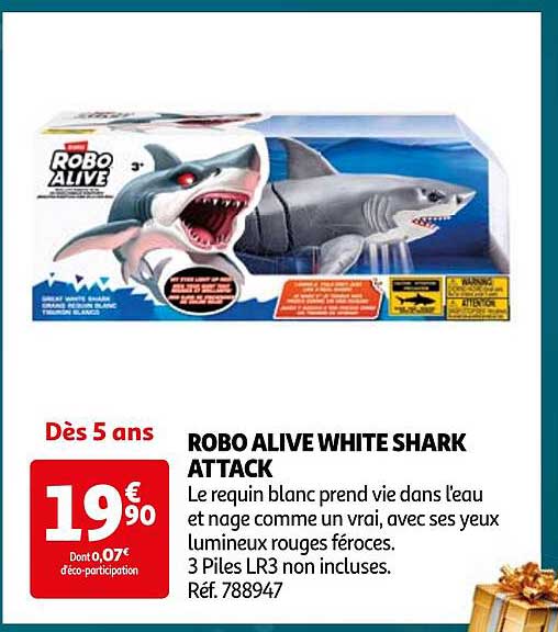 ROBO ALIVE WHITE SHARK ATTACK