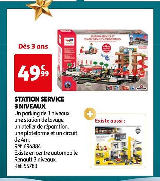 STATION SERVICE 3 NIVEAUX