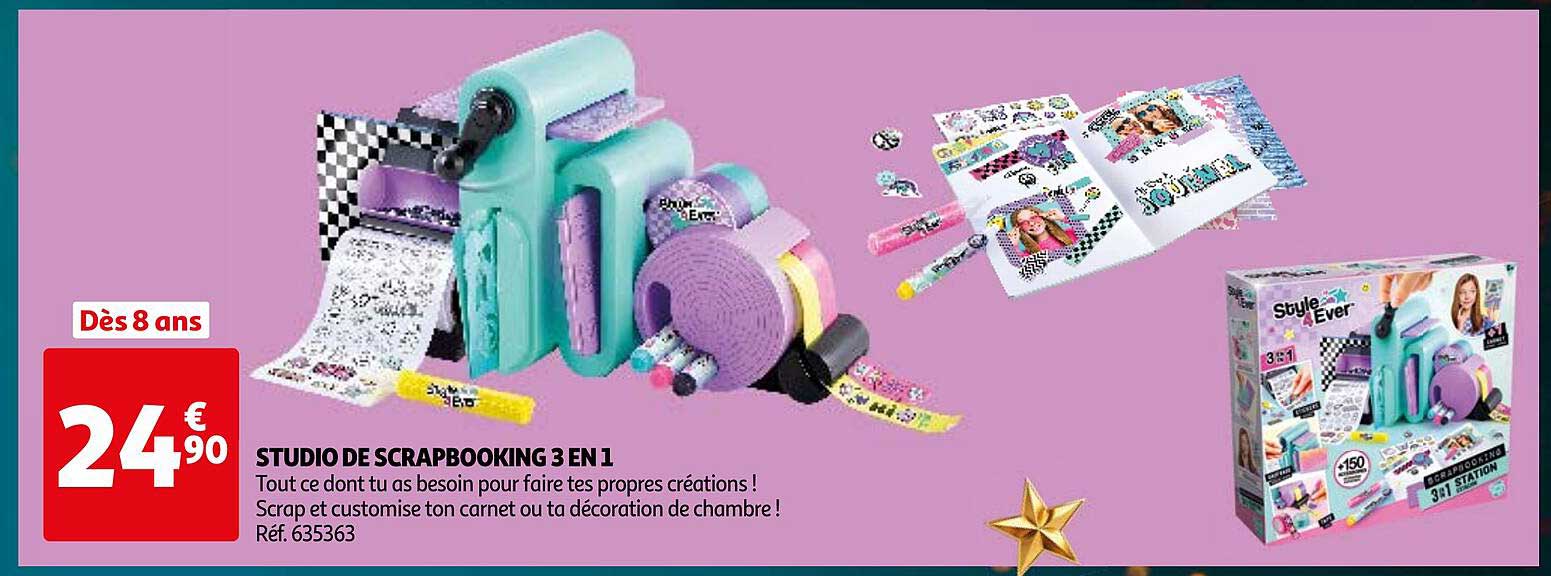 STUDIO DE SCRAPBOOKING 3 EN 1