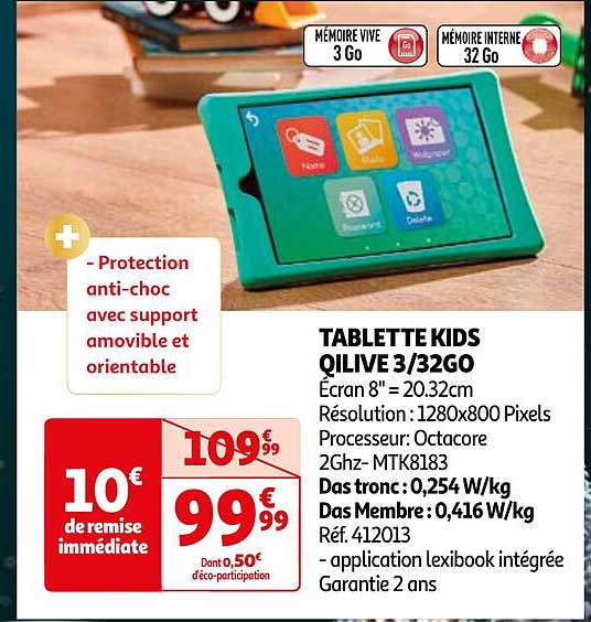 TABLETTE KIDS QILIVE 3/32GO