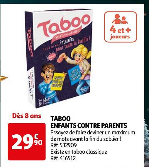 TABOO ENFANTS CONTRE PARENTS