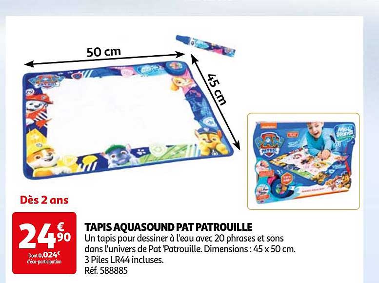 TAPIS AQUASOUND PAT PATROUILLE