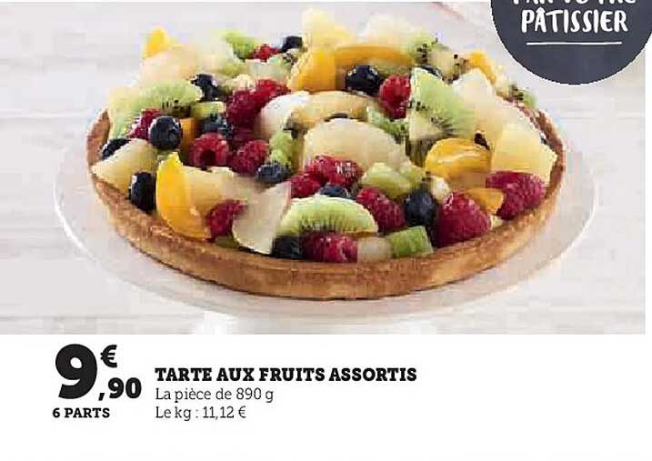 TARTE AUX FRUITS ASSORTIS