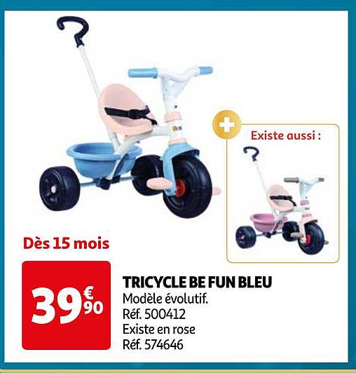 TRICYCLE BE FUN BLEU