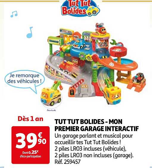 TUT TUT BOLIDES - MON PREMIER GARAGE INTERACTIF