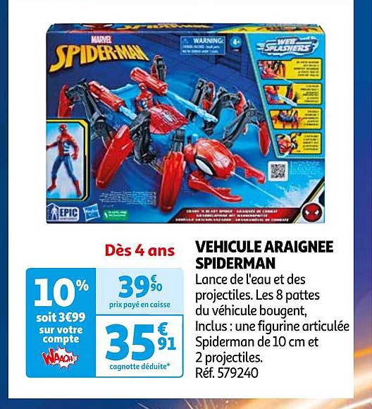 VEHICULE ARAIGNEE SPIDERMAN