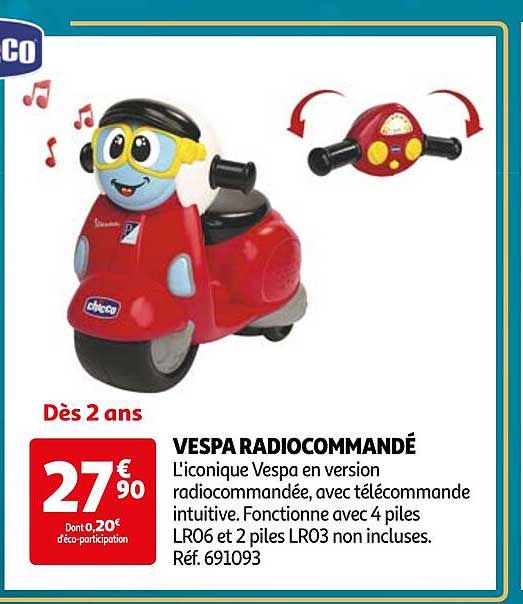 VESPA RADIOCOMMANDÉE