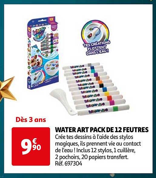 WATER ART PACK DE 12 FEUTRES