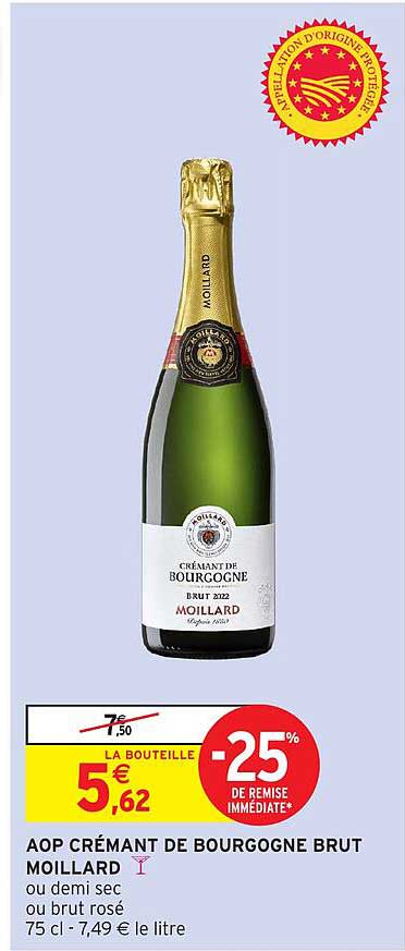 AOP CRÉMANT DE BOURGOGNE BRUT MOILLARD