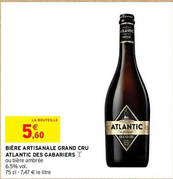 BIÈRE ARTISANALE GRAND CRU ATLANTIC DES GABARIERES