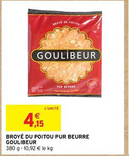 BROYE DU POITOU PUR BEURRE GOULIBEUR