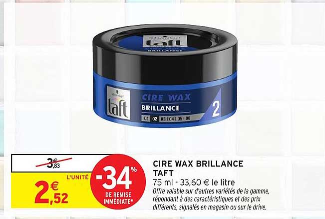 CIRE WAX BRILLANCE TAFT