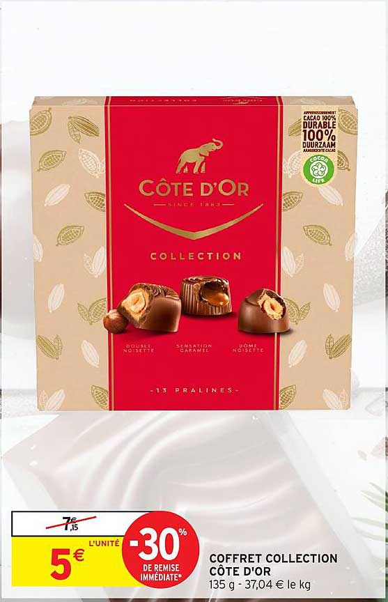 COFFRET COLLECTION CÔTE D'OR