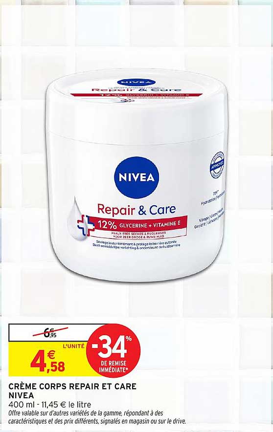 CRÈME CORPS REPAIR ET CARE NIVEA