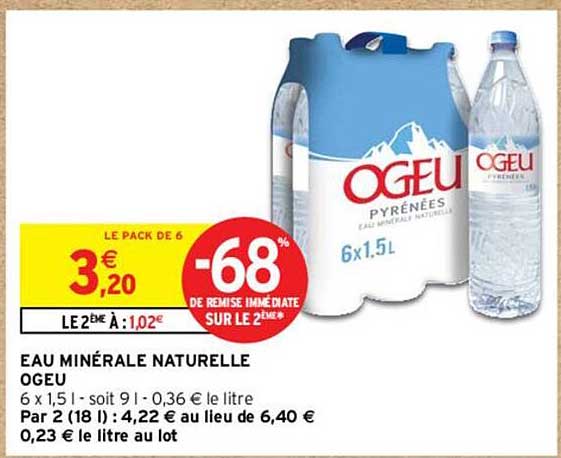 EAU MINÉRALE NATURELLE OGEU