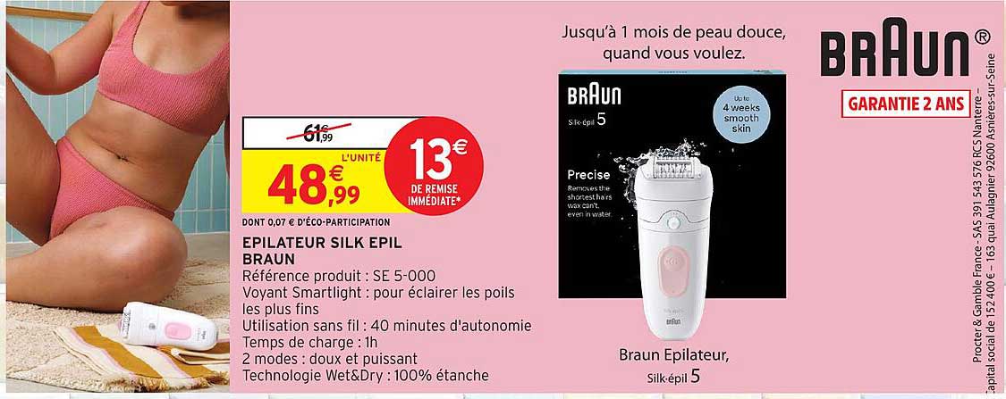 Épilateur Silk Epil Braun