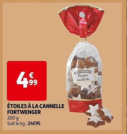 ÉTOILES À LA CANNELLE FORTWENGER