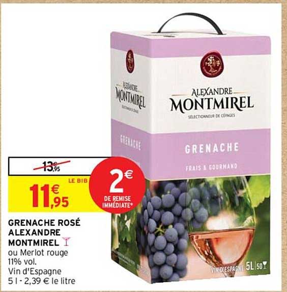 GRANACHE ROSÉ ALEXANDRE MONTMIREL