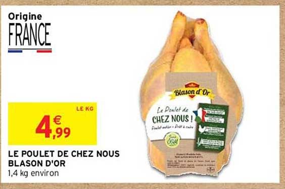 LE POULET DE CHEZ NOUS BLASON D'OR