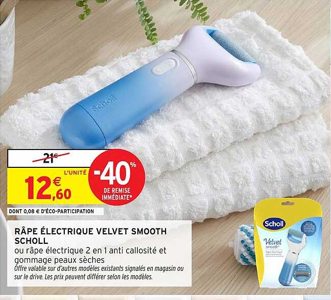 RÂPE ÉLECTRIQUE VELVET SMOOTH SCHOLL