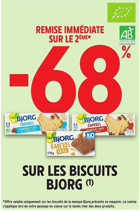 SUR LES BISCUITS BJORG