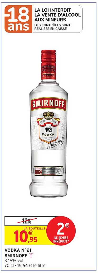 VODKA N°21 SMIRNOFF