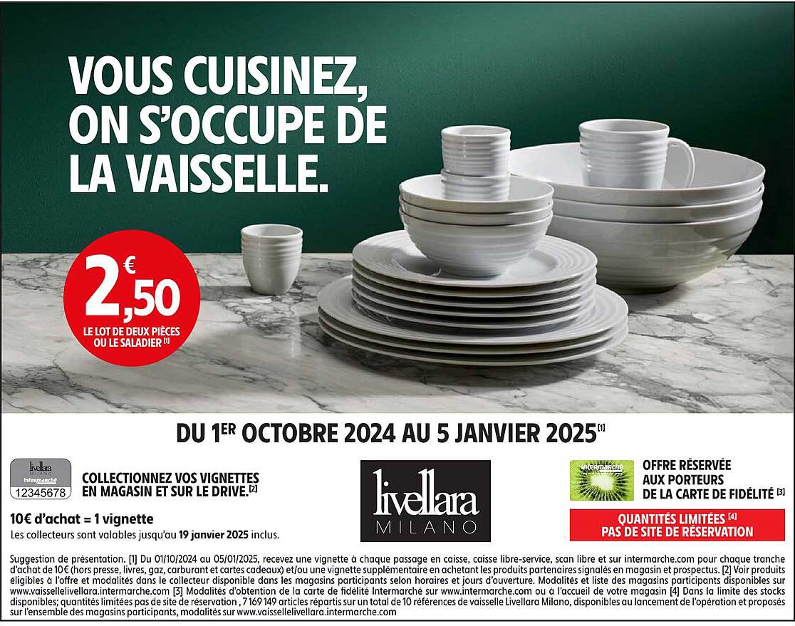 VOUS CUISINEZ, ON S’OCCUPE DE LA VAISSELLE.