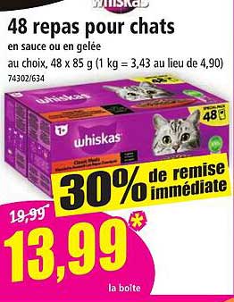 48 repas pour chats