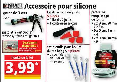 Accessoire pour silicone