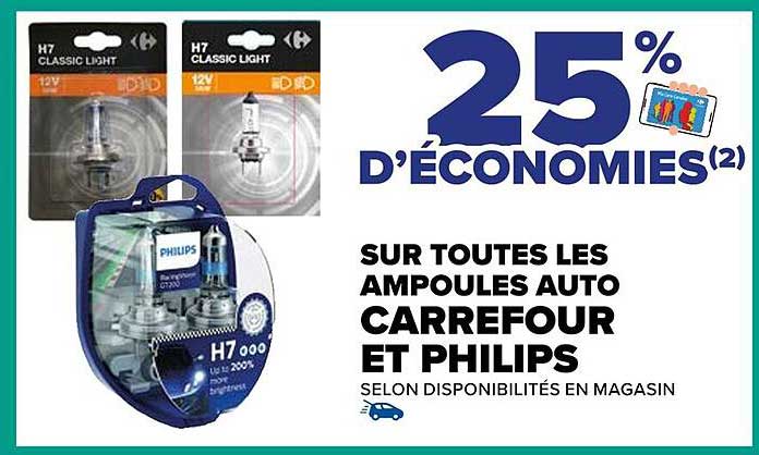 AMP OULES AUTO CARREFOUR ET PHILIPS