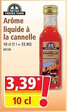 Arôme liquide à la cannelle