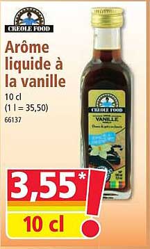 Arôme liquide à la vanille