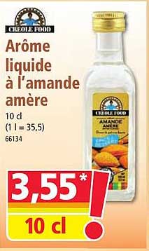 Arôme liquide à l'amande amère