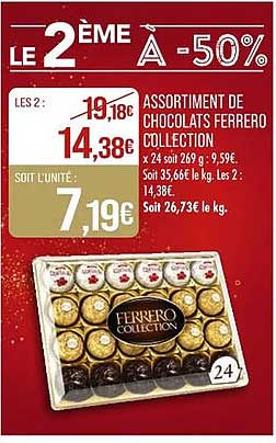 ASSORTIMENT DE CHOCOLATS FERRERO COLLECTION