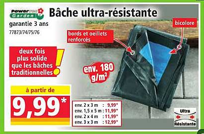 Bâche ultra-résistante