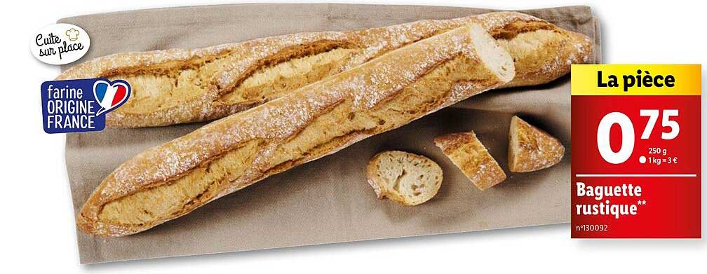 Baguette rustique**