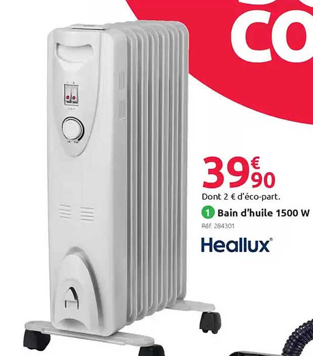 Bain d'huile 1500 W Healluux