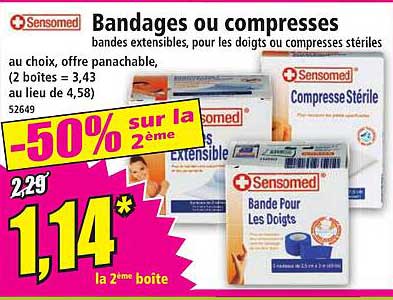 Bandages ou compresses